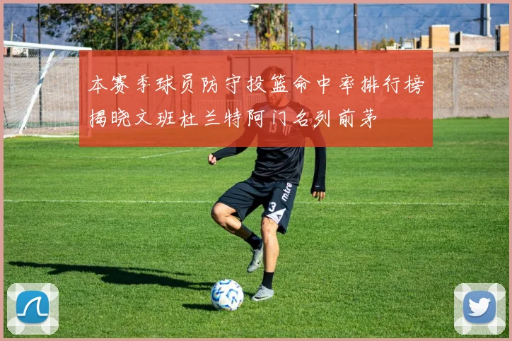 本赛季球员防守投篮命中率排行榜揭晓文班杜兰特阿门名列前茅